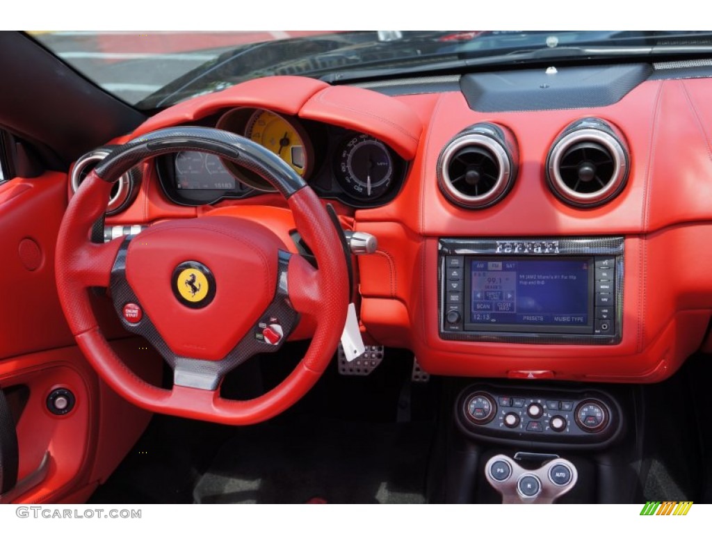 2010 Ferrari California Standard California Model Rosso Dashboard Photo #105628201