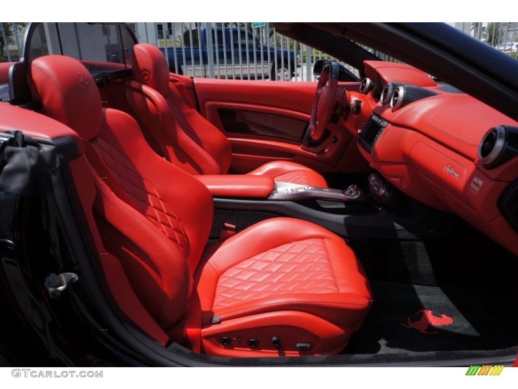 Rosso Interior 2010 Ferrari California Standard California Model Photo #105628312