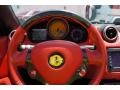 2010 Ferrari California Rosso Interior Steering Wheel Photo