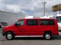 2011 Vermillion Red Ford E Series Van E350 XL Passenger  photo #2