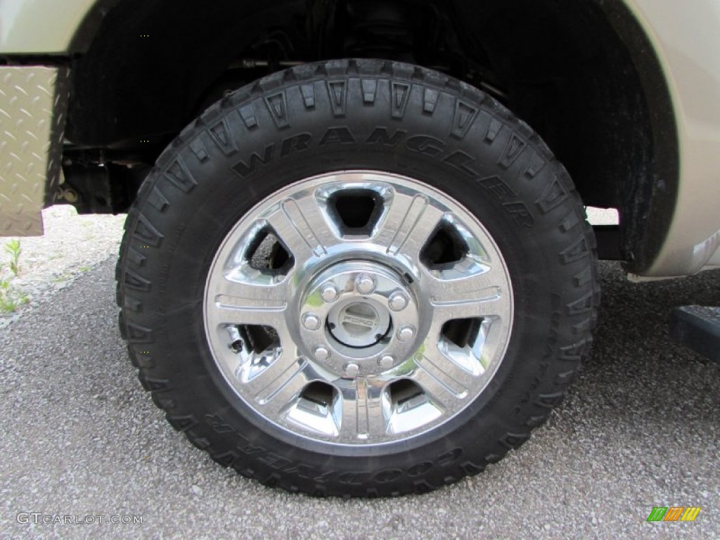 2012 F250 Super Duty King Ranch Crew Cab 4x4 - Golden Bronze Metallic / Chaparral Leather photo #9