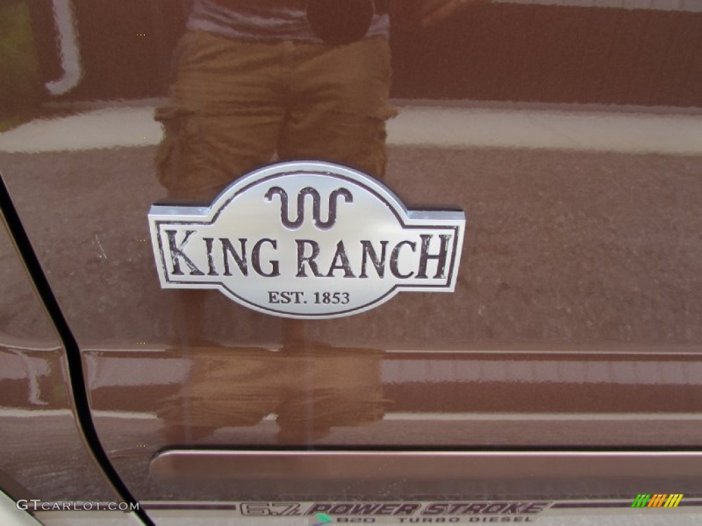 2012 F250 Super Duty King Ranch Crew Cab 4x4 - Golden Bronze Metallic / Chaparral Leather photo #11