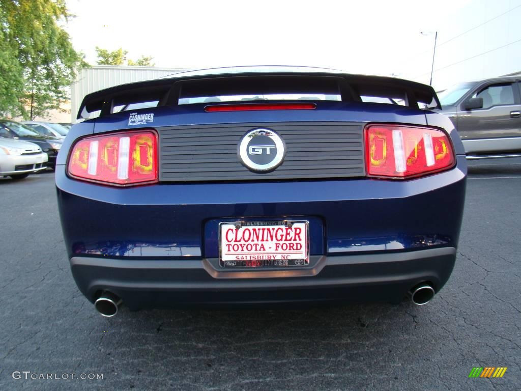 2010 Mustang GT Premium Coupe - Kona Blue Metallic / Charcoal Black photo #4