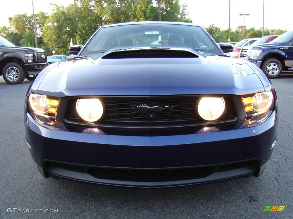 2010 Mustang GT Premium Coupe - Kona Blue Metallic / Charcoal Black photo #7
