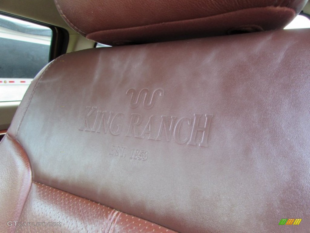 2012 F250 Super Duty King Ranch Crew Cab 4x4 - Golden Bronze Metallic / Chaparral Leather photo #39