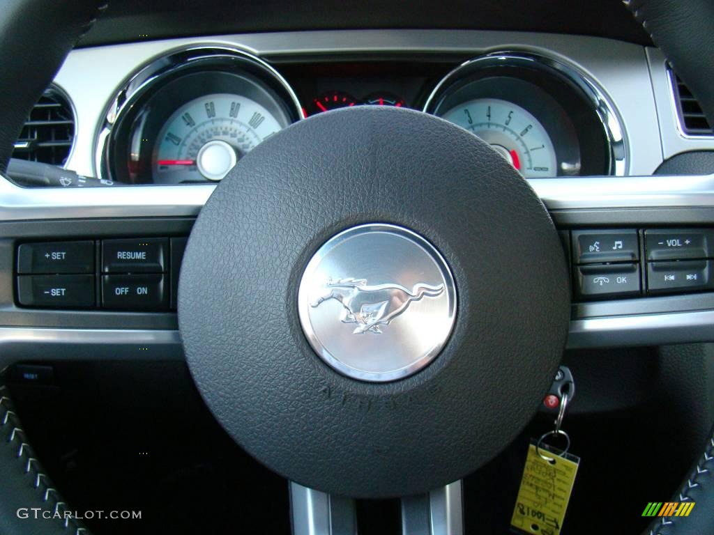 2010 Mustang GT Premium Coupe - Kona Blue Metallic / Charcoal Black photo #23