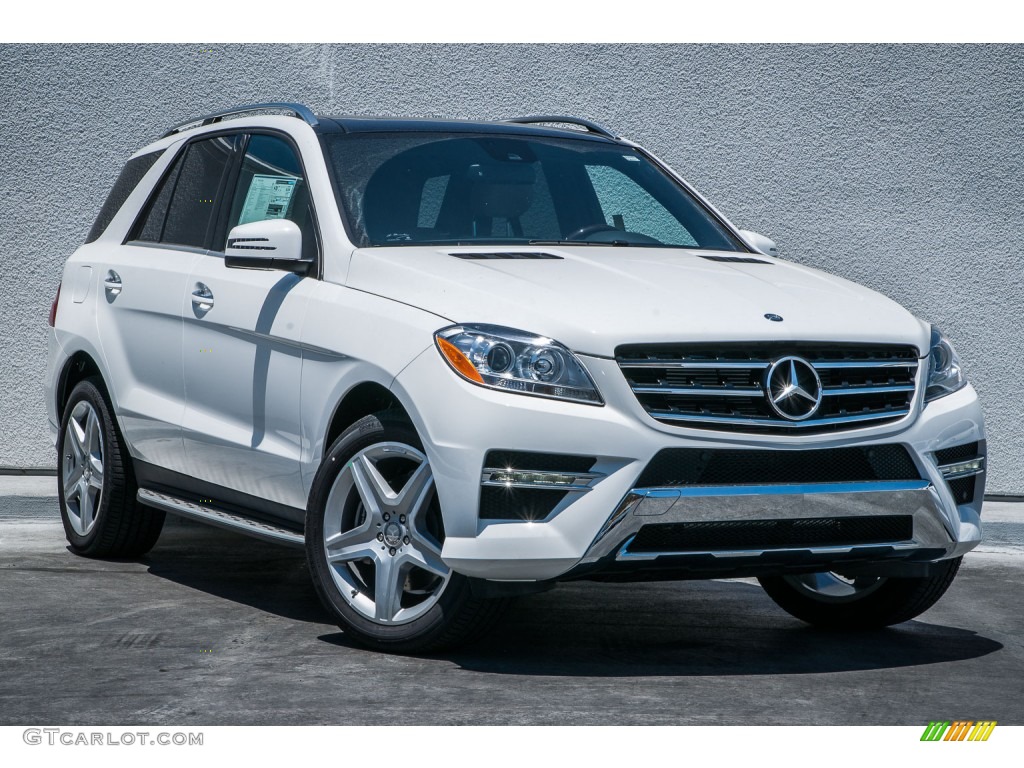 Polar White 2015 Mercedes-Benz ML 350 Exterior Photo #105633982