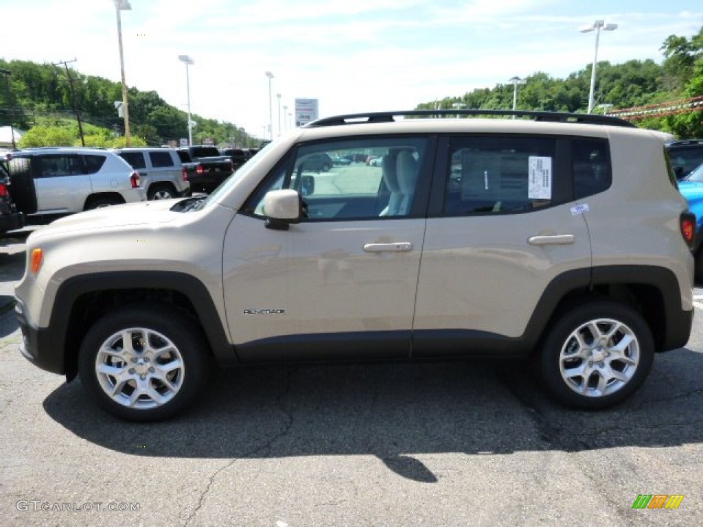 2015 Renegade Latitude 4x4 - Mojave Sand / Bark Brown/Ski Gray photo #2