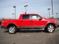 2009 Bright Red Ford F150 FX4 SuperCrew 4x4  photo #2