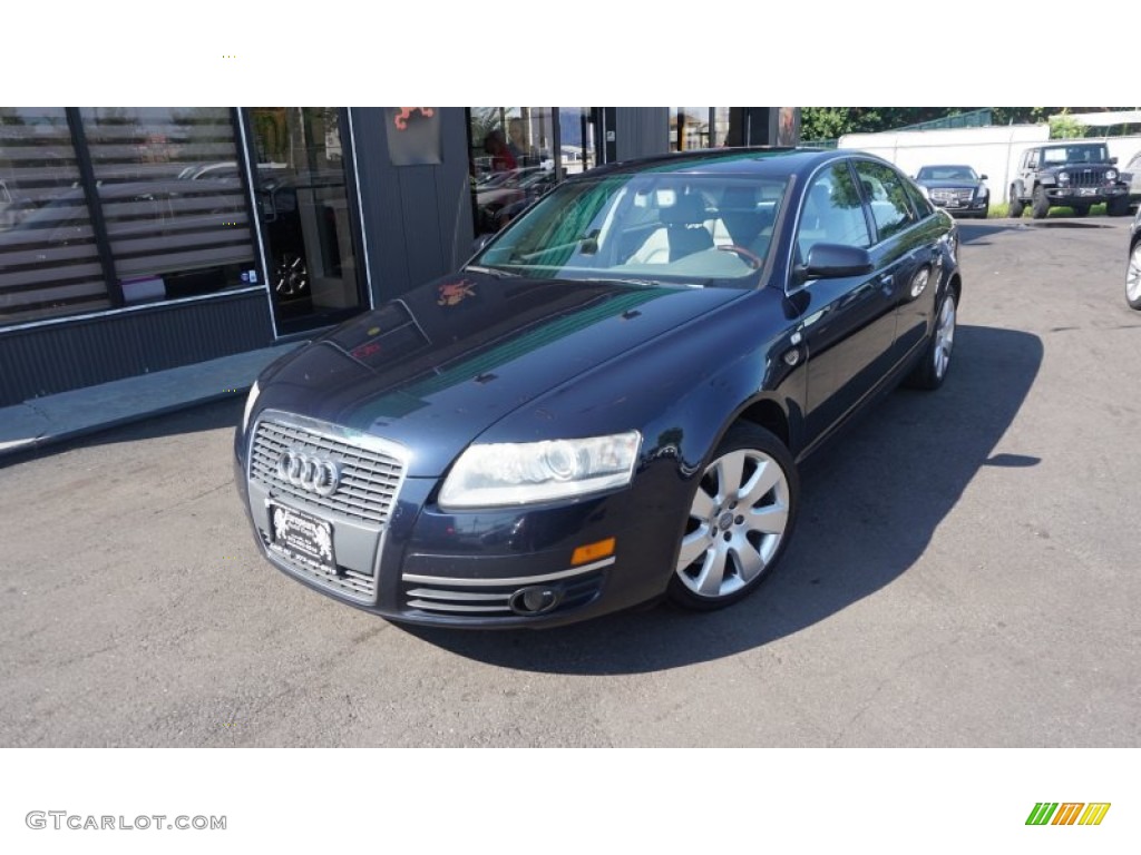 2006 A6 4.2 quattro Sedan - Night Blue Pearl / Platinum photo #1