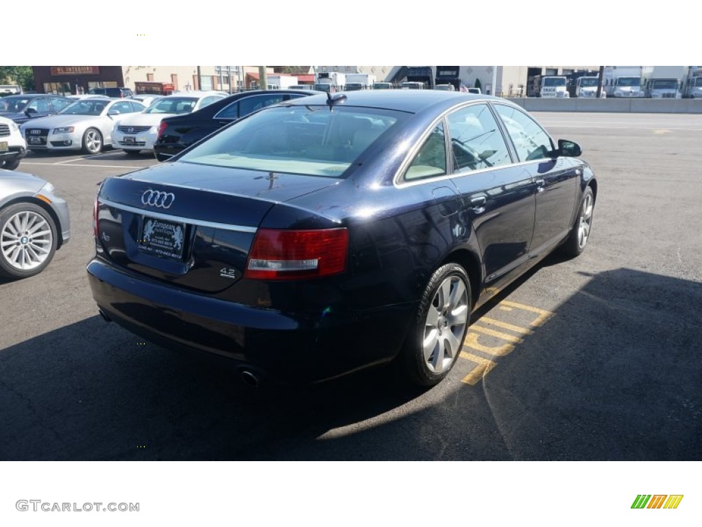 2006 A6 4.2 quattro Sedan - Night Blue Pearl / Platinum photo #4