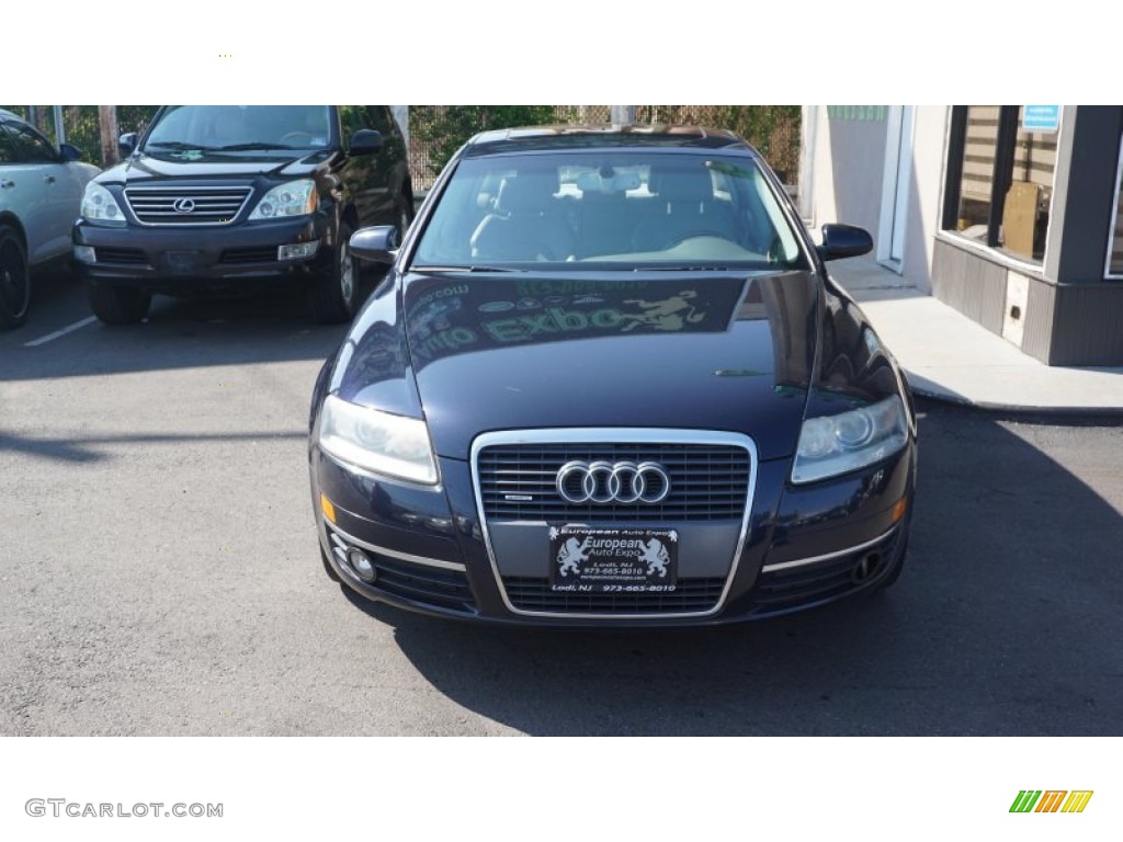 2006 A6 4.2 quattro Sedan - Night Blue Pearl / Platinum photo #15