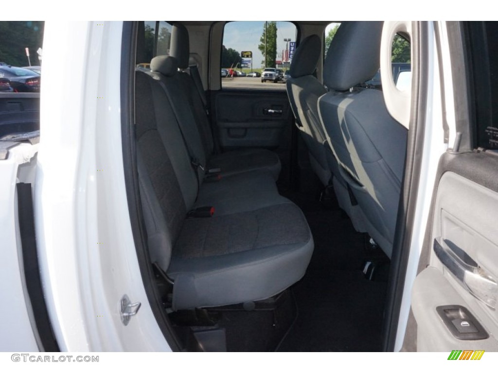 2015 1500 Big Horn Quad Cab - Bright White / Black/Diesel Gray photo #16