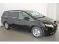 2015 Crystal Black Pearl Honda Odyssey EX  photo #4