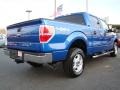 2009 Blue Flame Metallic Ford F150 XLT SuperCrew 4x4  photo #3