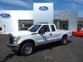 Oxford White - F250 Super Duty XL Super Cab 4x4 Photo No. 1