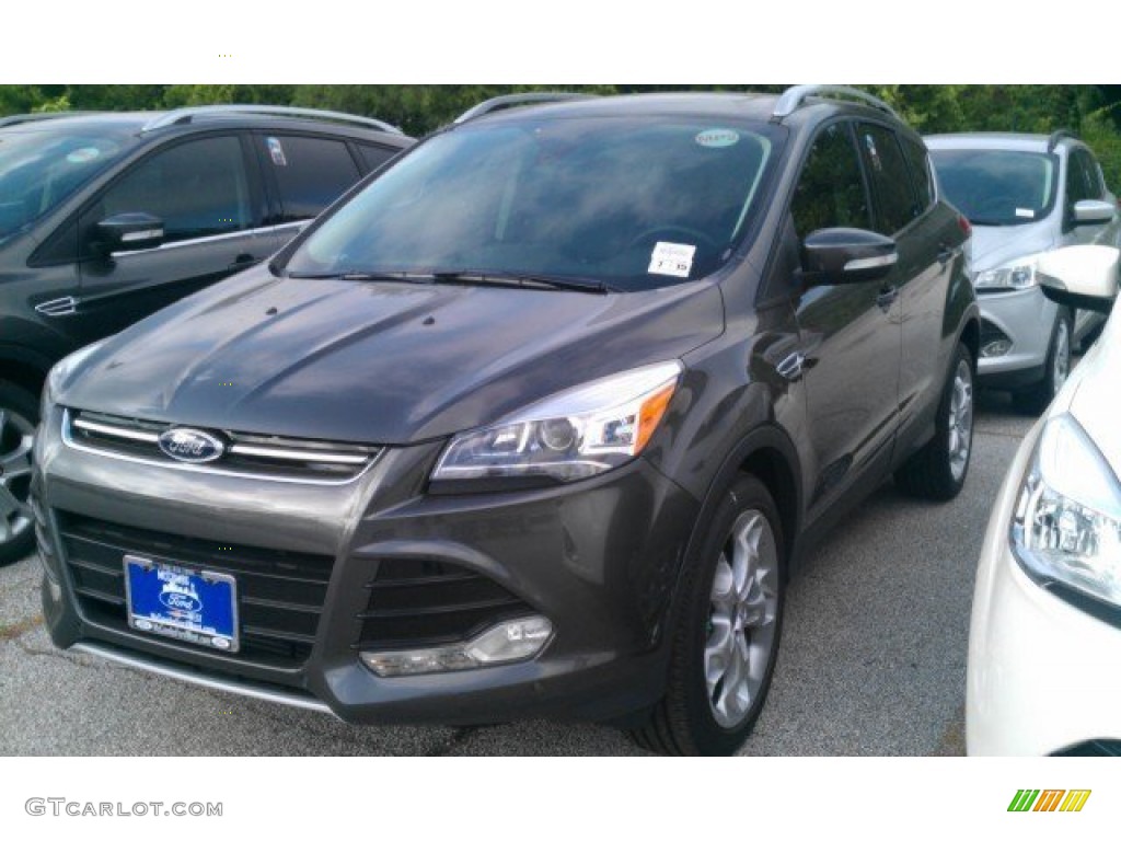 2016 Escape Titanium - Magnetic Metallic / Charcoal Black photo #6