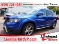 2015 Blue Streak Pearl Dodge Journey Crossroad  photo #1