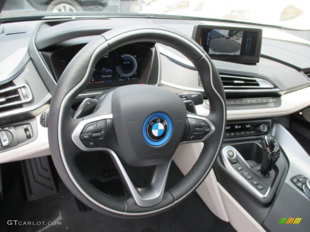 2015 BMW i8 Mega World Steering Wheel Photos