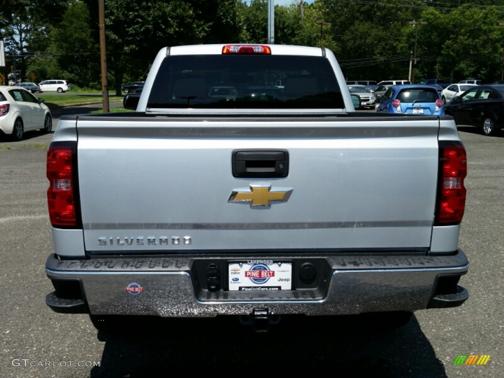 2015 Silverado 1500 WT Regular Cab - Silver Ice Metallic / Dark Ash/Jet Black photo #5