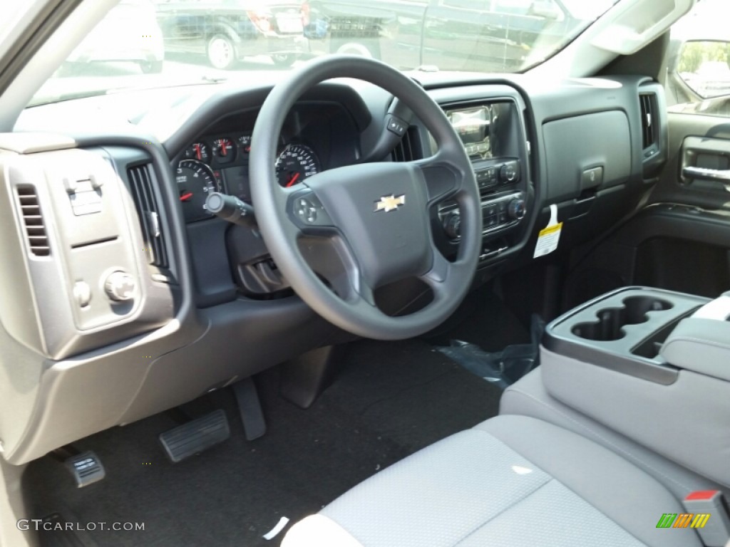 2015 Silverado 1500 WT Regular Cab - Silver Ice Metallic / Dark Ash/Jet Black photo #7