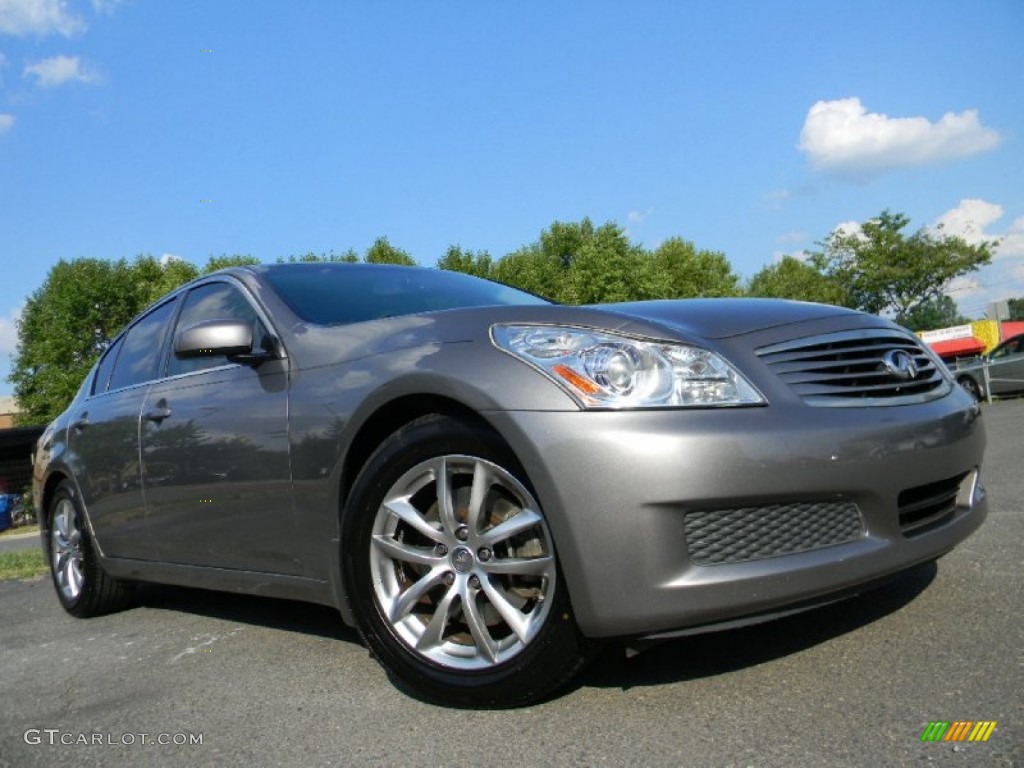2007 G 35 Journey Sedan - Platinum Graphite Metallic / Graphite Black photo #2