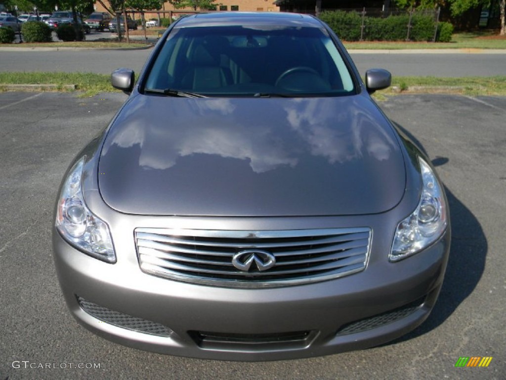 2007 G 35 Journey Sedan - Platinum Graphite Metallic / Graphite Black photo #5