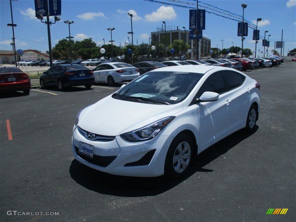2016 Elantra SE - White / Gray photo #3