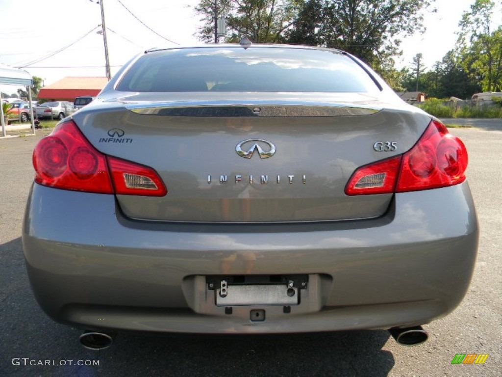2007 G 35 Journey Sedan - Platinum Graphite Metallic / Graphite Black photo #9