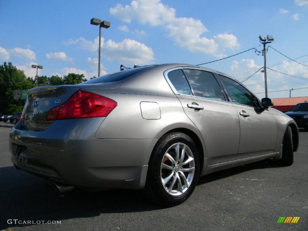 2007 G 35 Journey Sedan - Platinum Graphite Metallic / Graphite Black photo #10