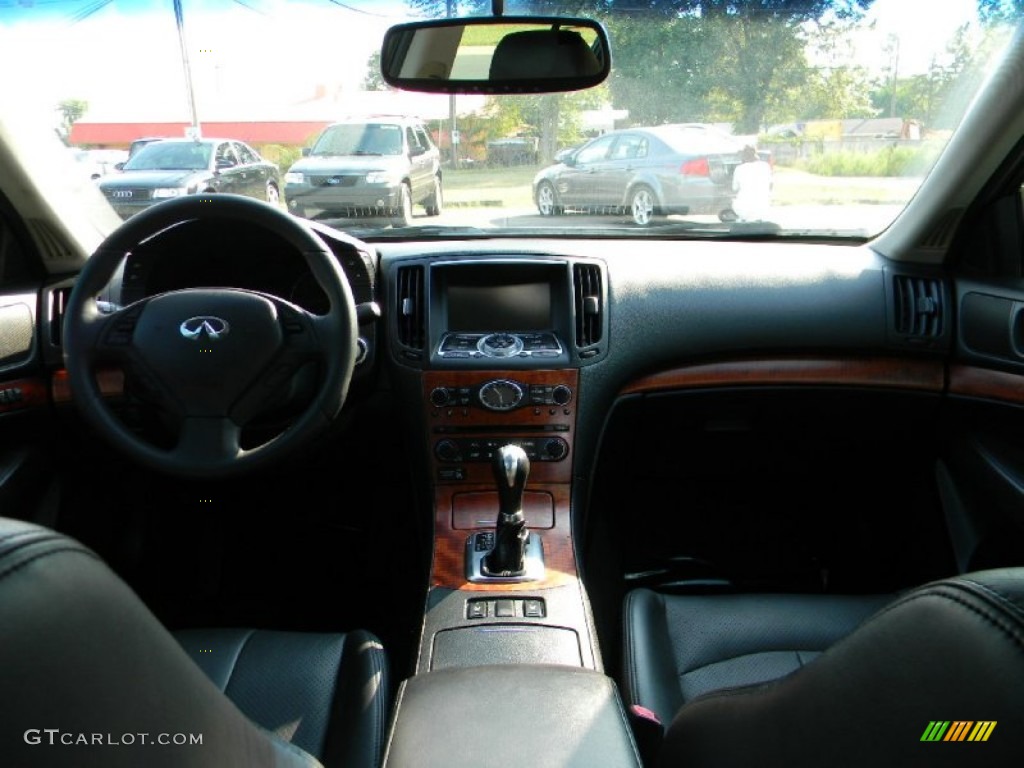 2007 G 35 Journey Sedan - Platinum Graphite Metallic / Graphite Black photo #13