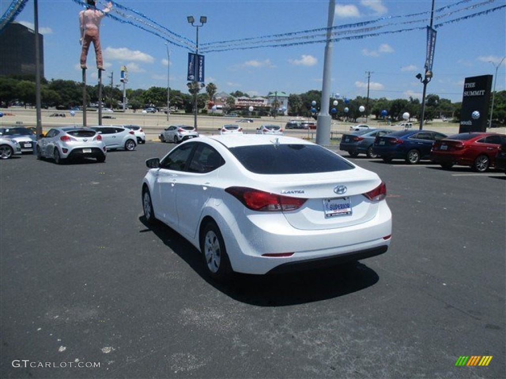 2016 Elantra SE - White / Gray photo #6