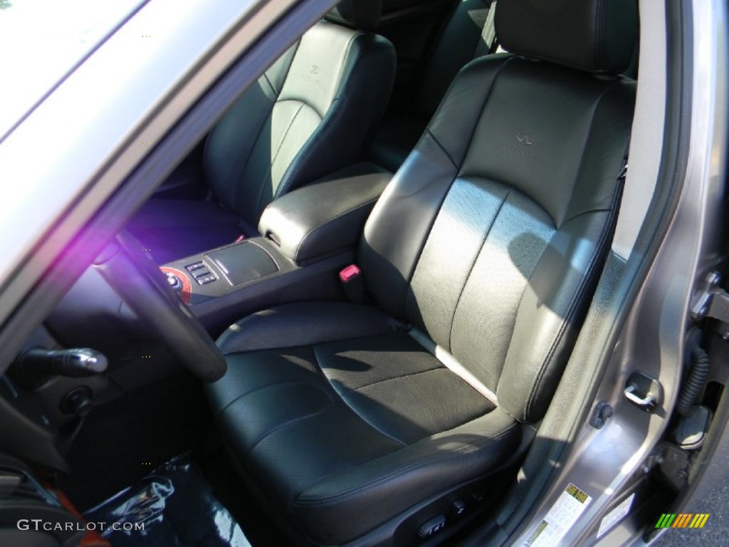 2007 G 35 Journey Sedan - Platinum Graphite Metallic / Graphite Black photo #18