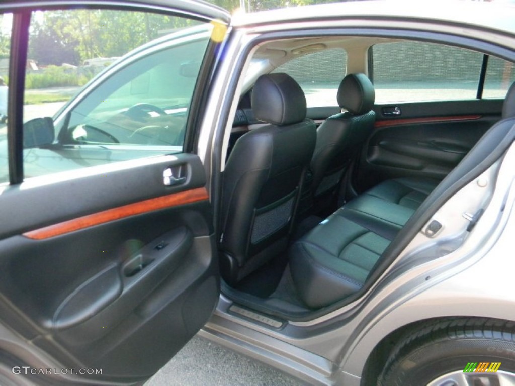 2007 G 35 Journey Sedan - Platinum Graphite Metallic / Graphite Black photo #19