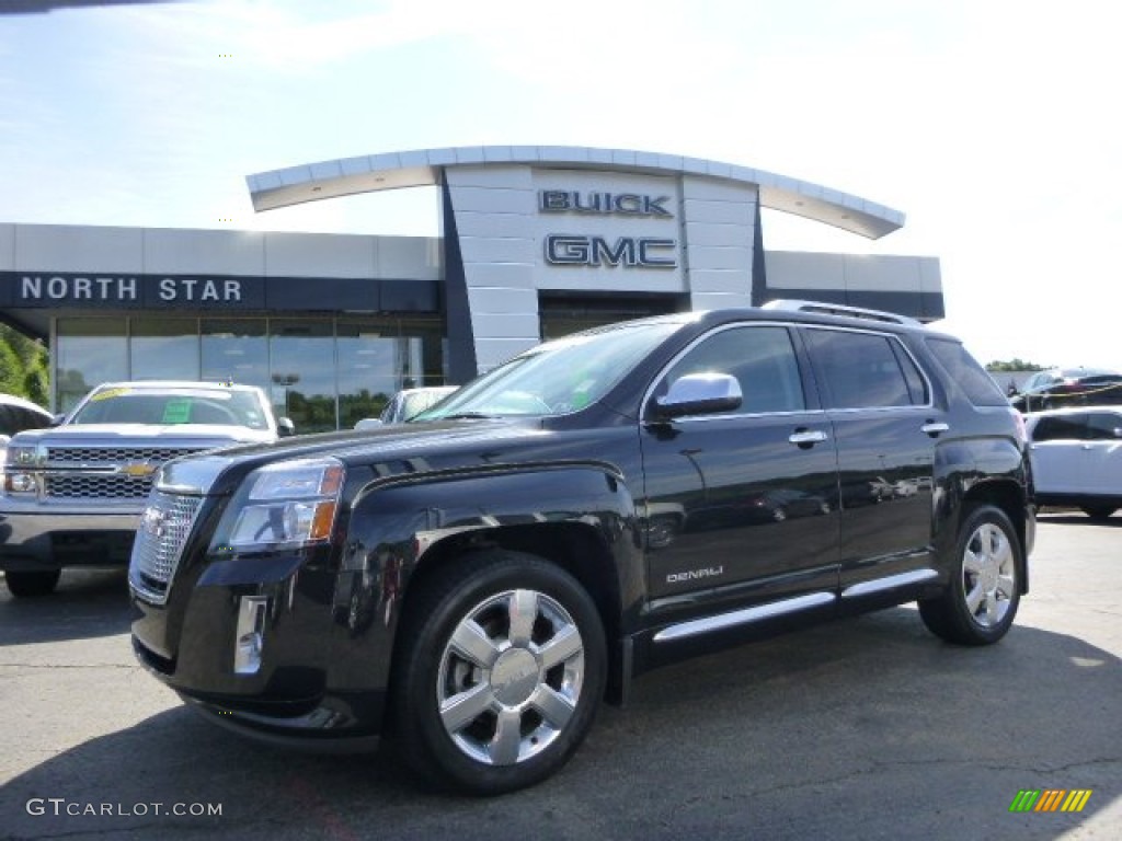 2013 Terrain Denali AWD - Carbon Black Metallic / Jet Black photo #1