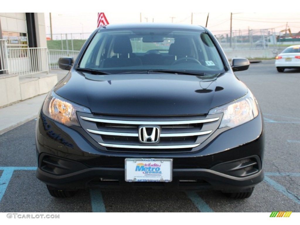 2013 CR-V LX AWD - Crystal Black Pearl / Black photo #2