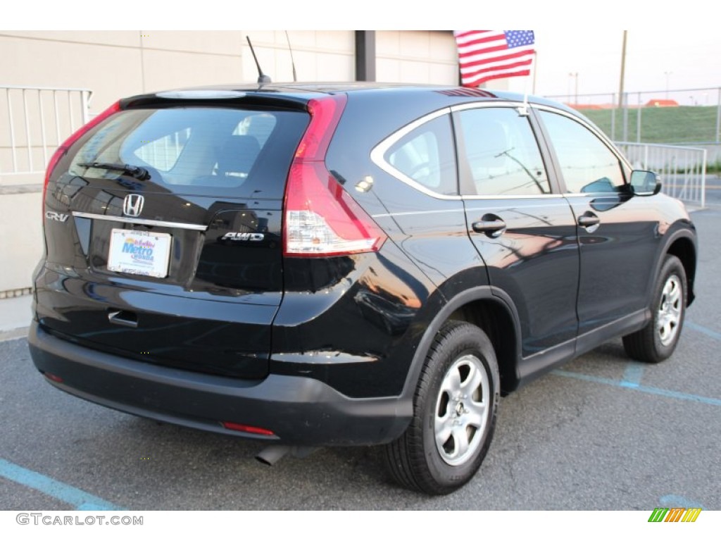 2013 CR-V LX AWD - Crystal Black Pearl / Black photo #5