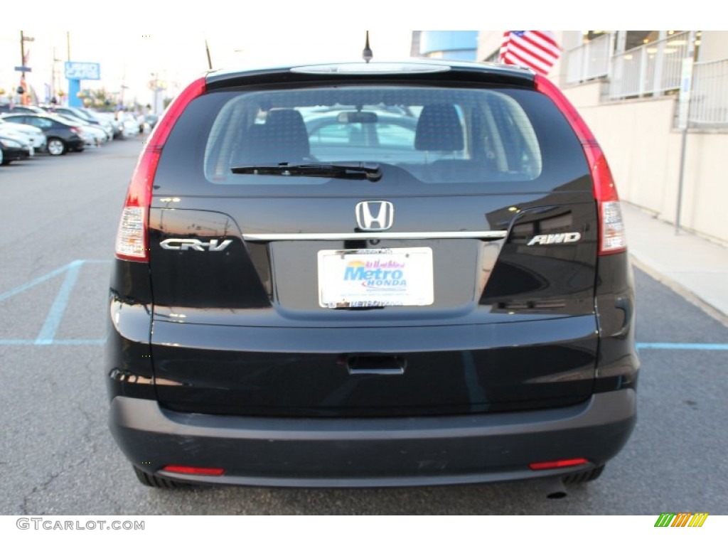 2013 CR-V LX AWD - Crystal Black Pearl / Black photo #6