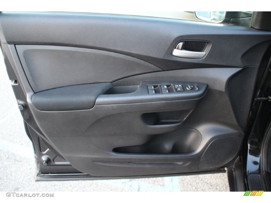 2013 CR-V LX AWD - Crystal Black Pearl / Black photo #8