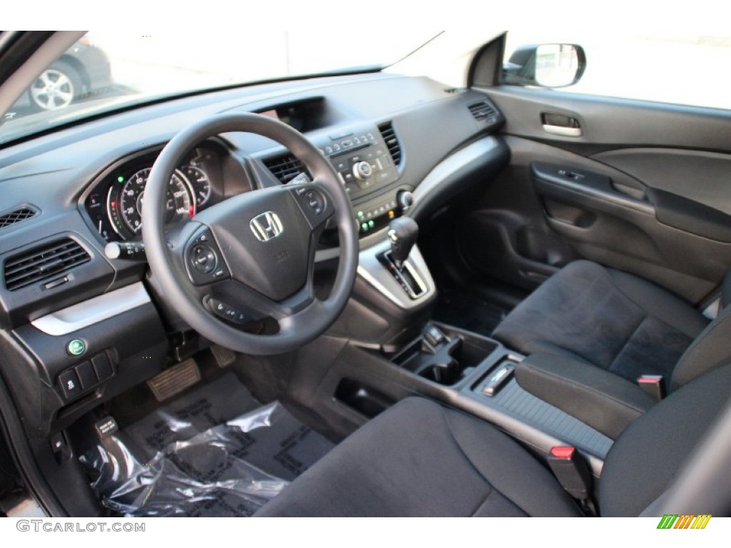 2013 CR-V LX AWD - Crystal Black Pearl / Black photo #10