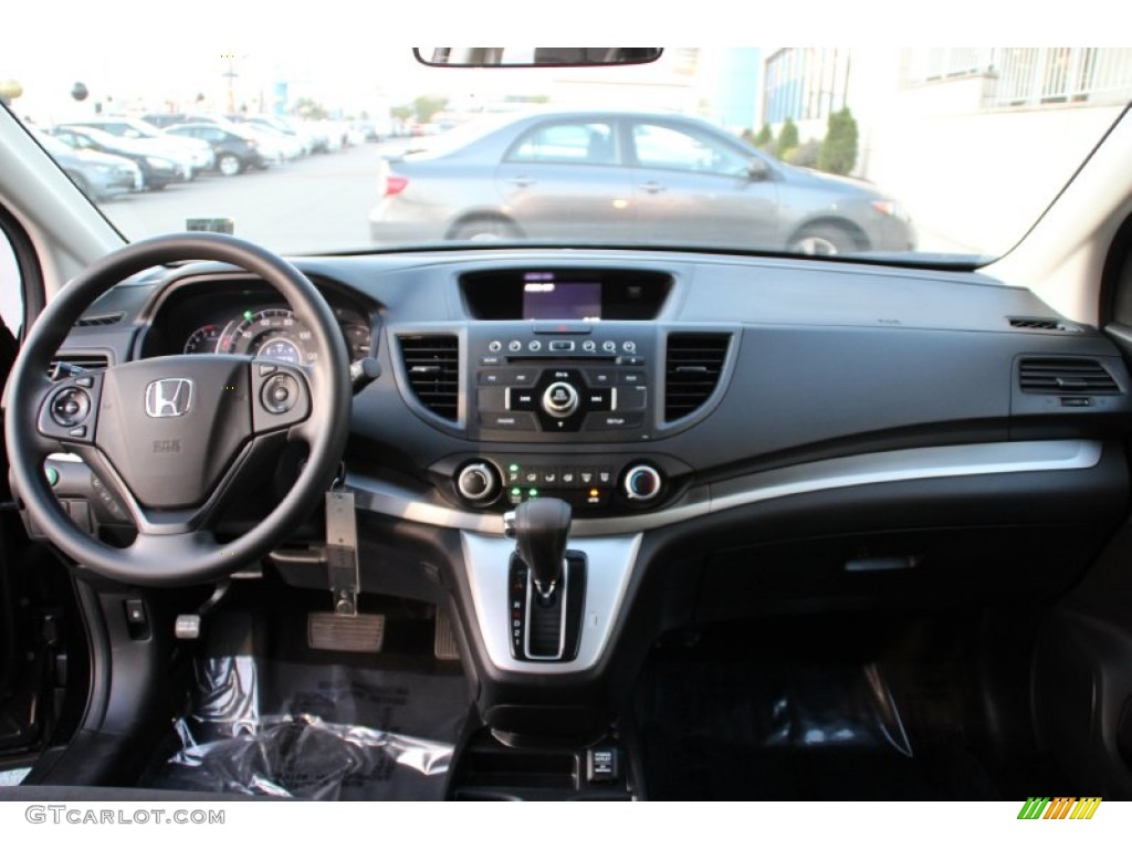 2013 CR-V LX AWD - Crystal Black Pearl / Black photo #12