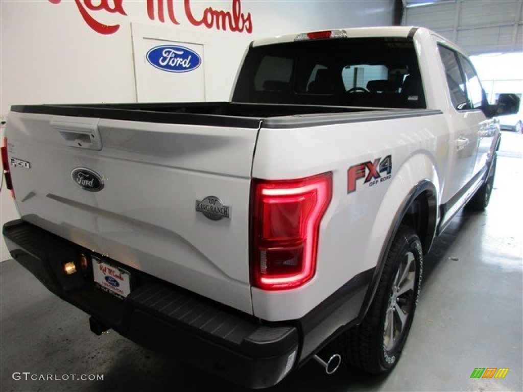 2015 F150 King Ranch SuperCrew 4x4 - White Platinum Tricoat / King Ranch Java/Mesa photo #10