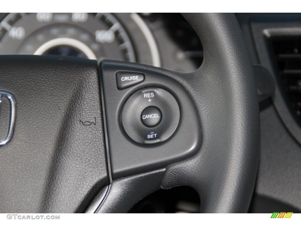 2013 CR-V LX AWD - Crystal Black Pearl / Black photo #17