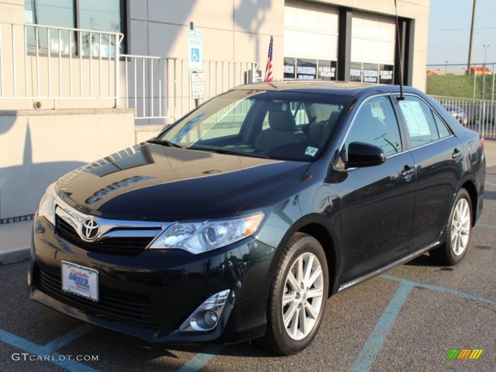 2012 Camry XLE - Attitude Black Metallic / Ash photo #1