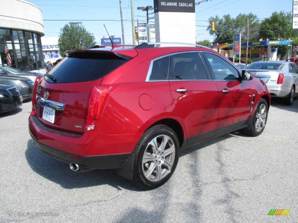2012 SRX Performance AWD - Crystal Red Tintcoat / Shale/Brownstone photo #6