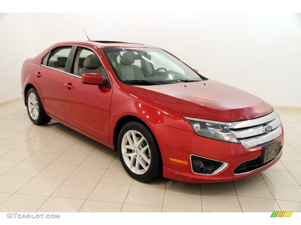 Sangria Red Metallic Ford Fusion