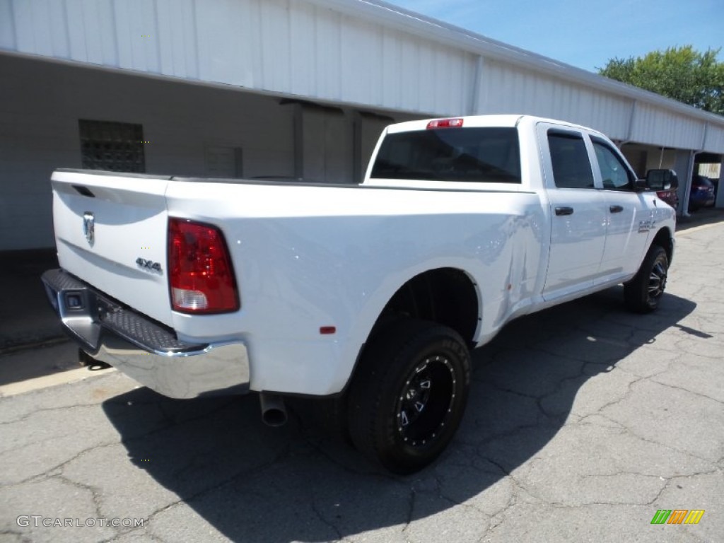 2014 3500 Tradesman Crew Cab 4x4 - Bright White / Black/Diesel Gray photo #3