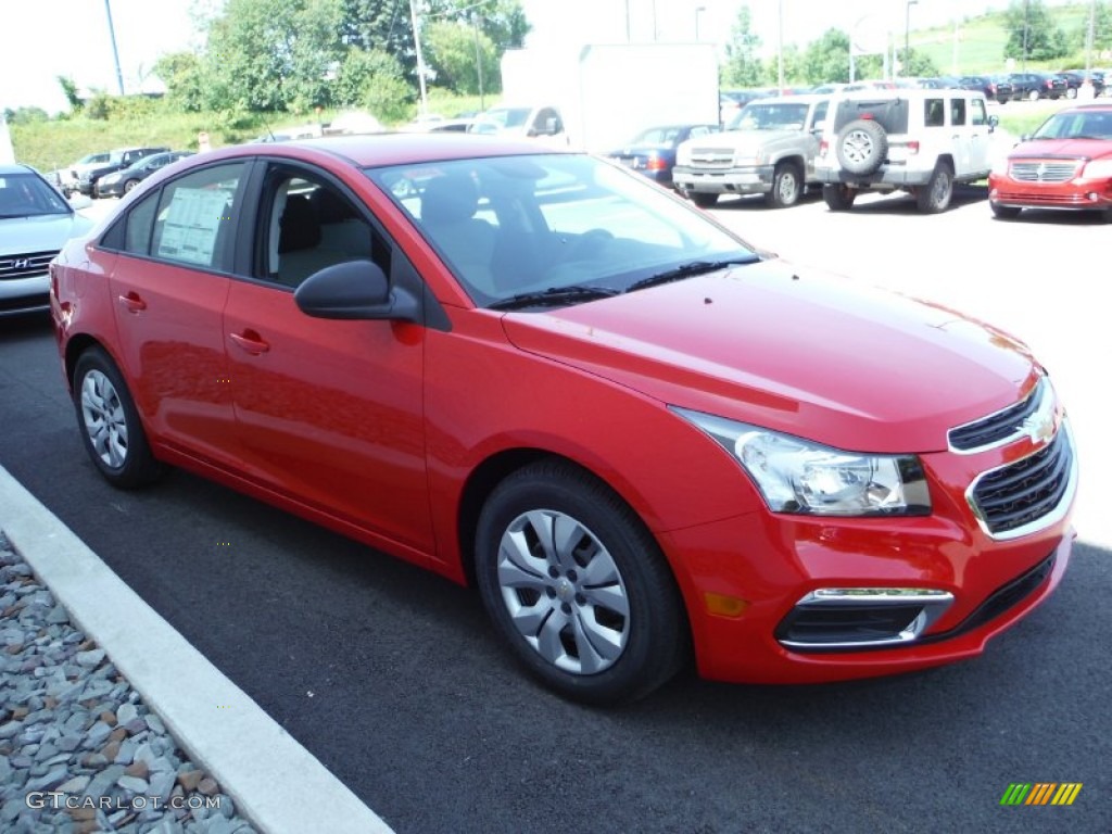 2016 Cruze Limited LS - Red Hot / Jet Black/Medium Titanium photo #5