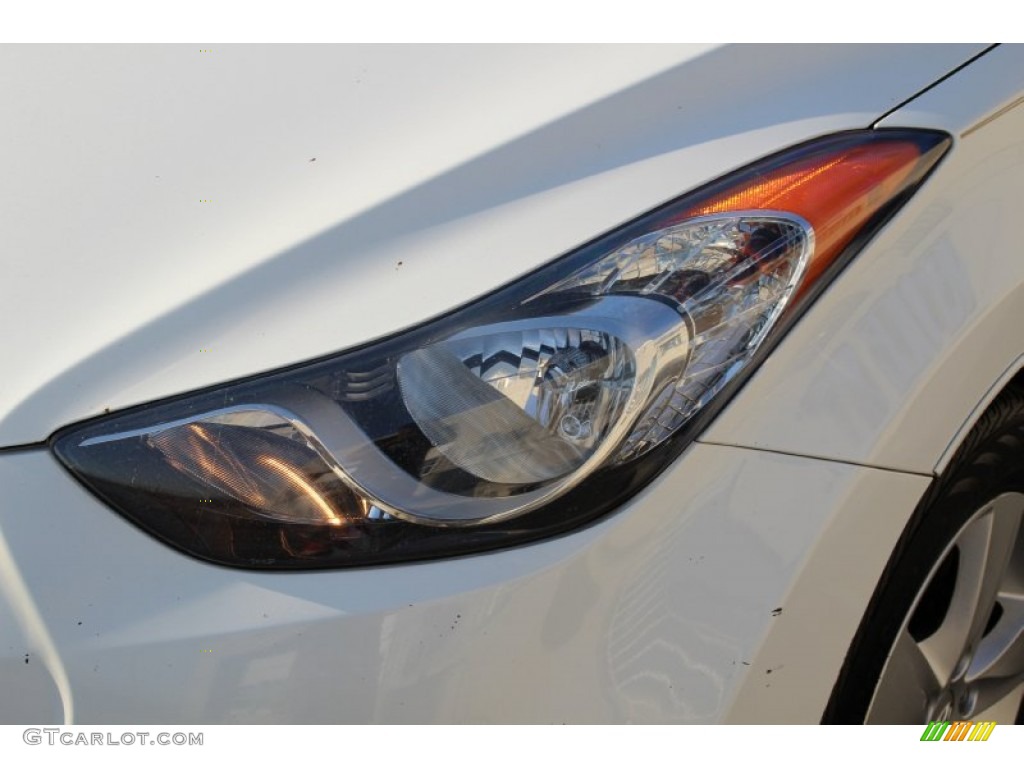 2011 Elantra GLS - Pearl White / Beige photo #25