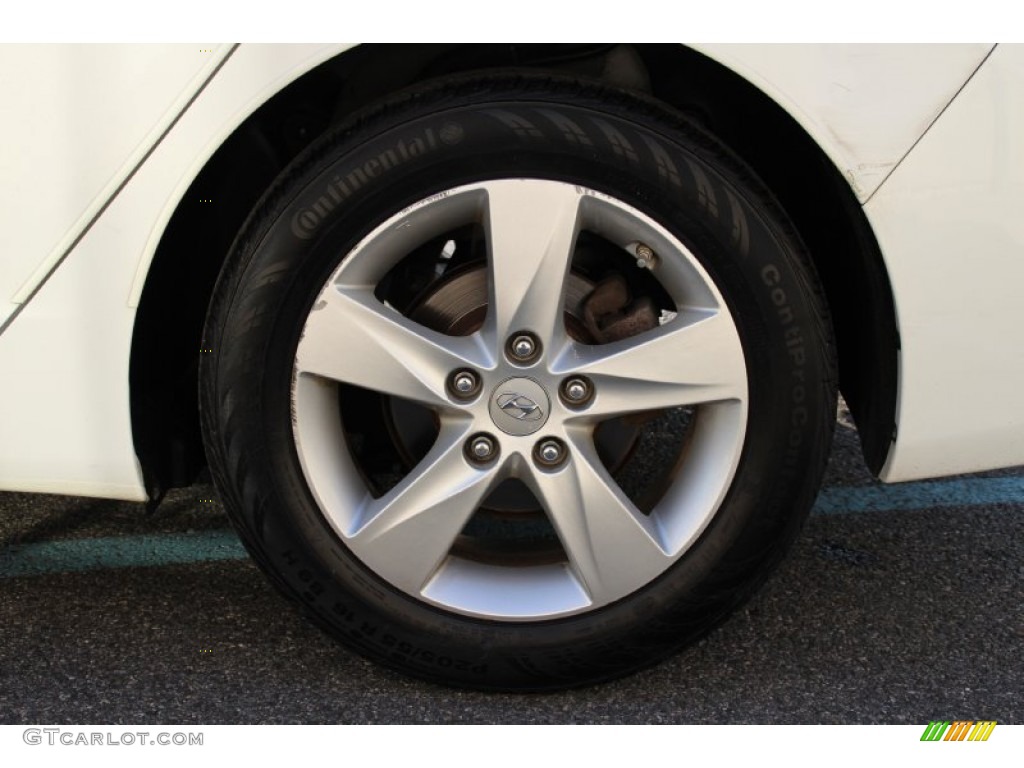 2011 Elantra GLS - Pearl White / Beige photo #26